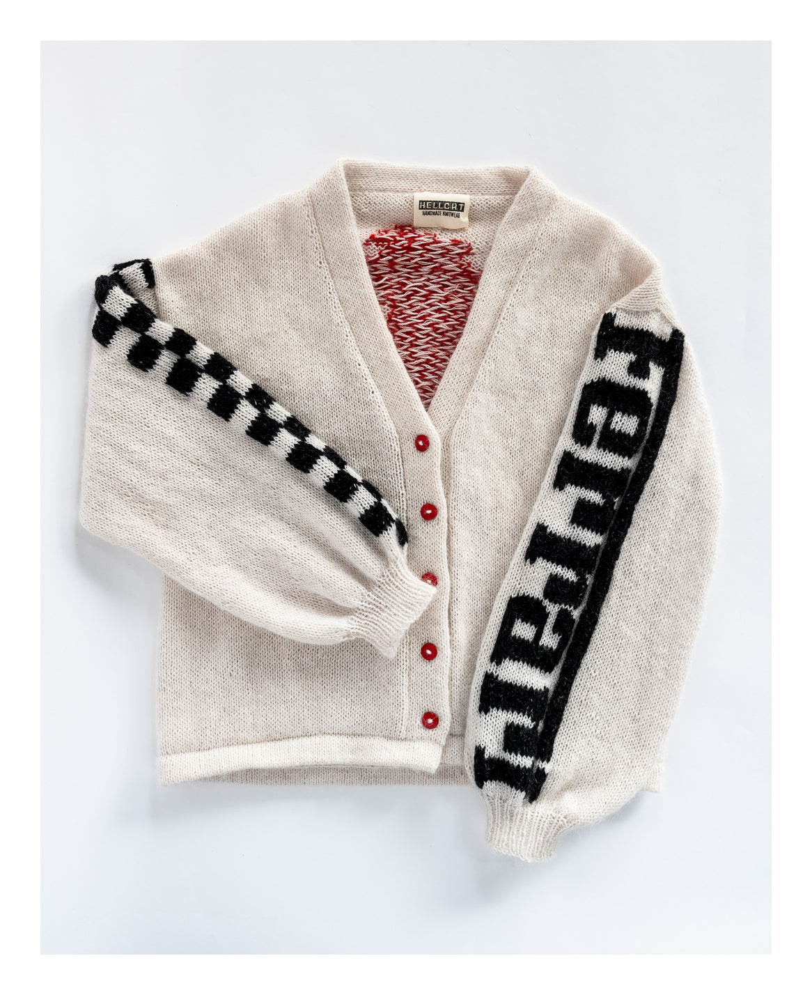 "Ferrari" Hand Knit Cardigan
