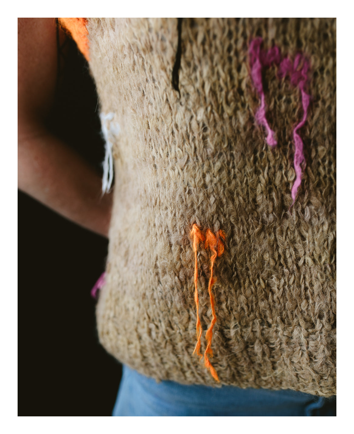 "Color Pop" Knit Sleeveless Top