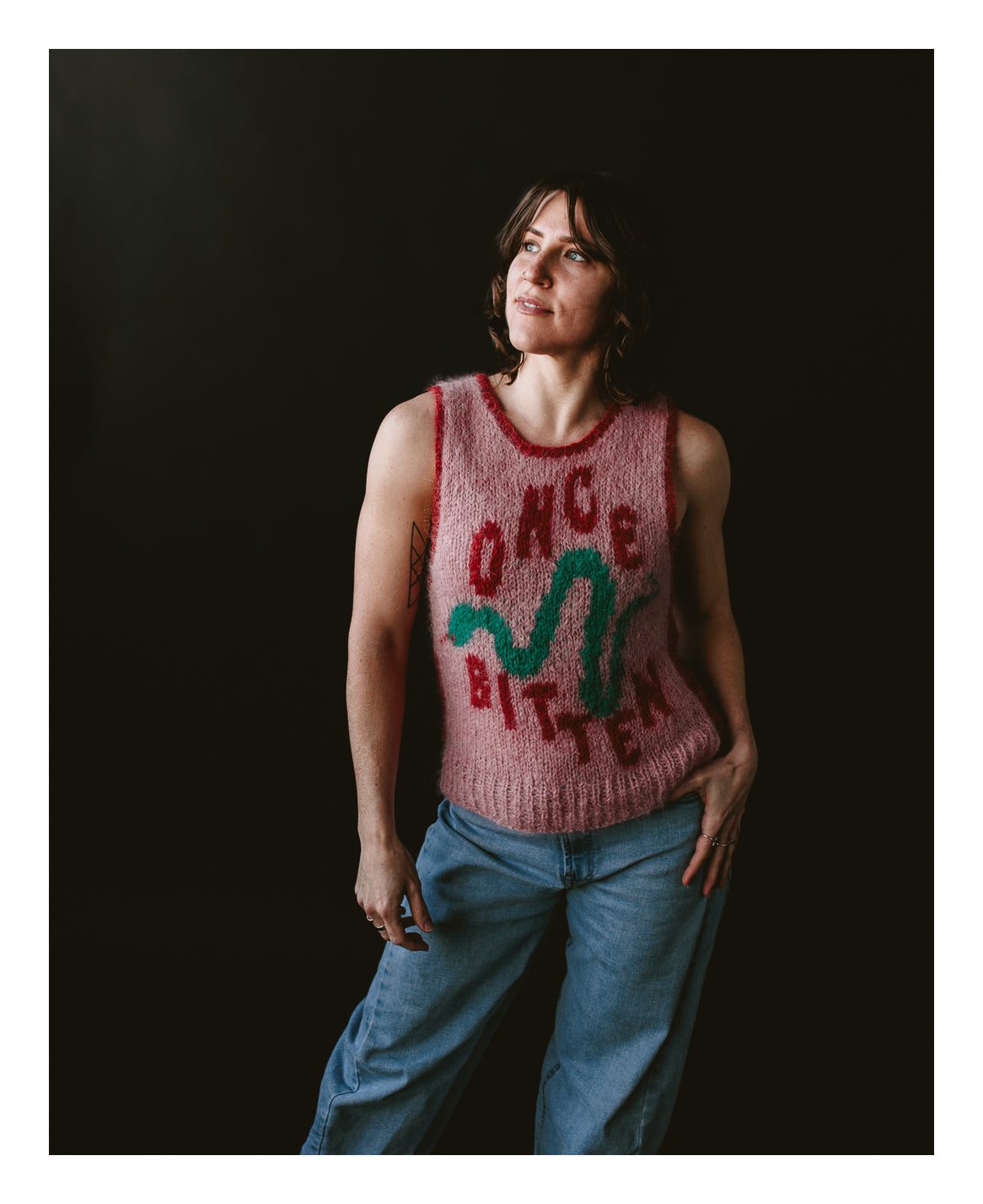 "Once Bitten" Knit Tank Top