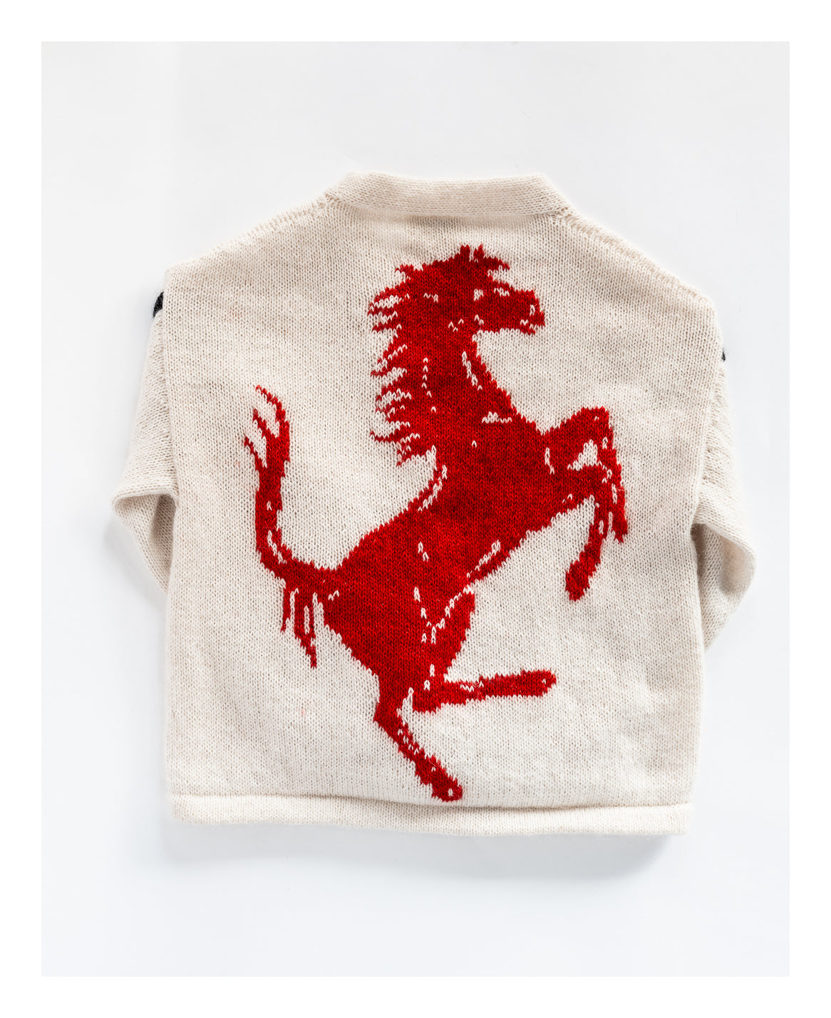 "Ferrari" Hand Knit Cardigan