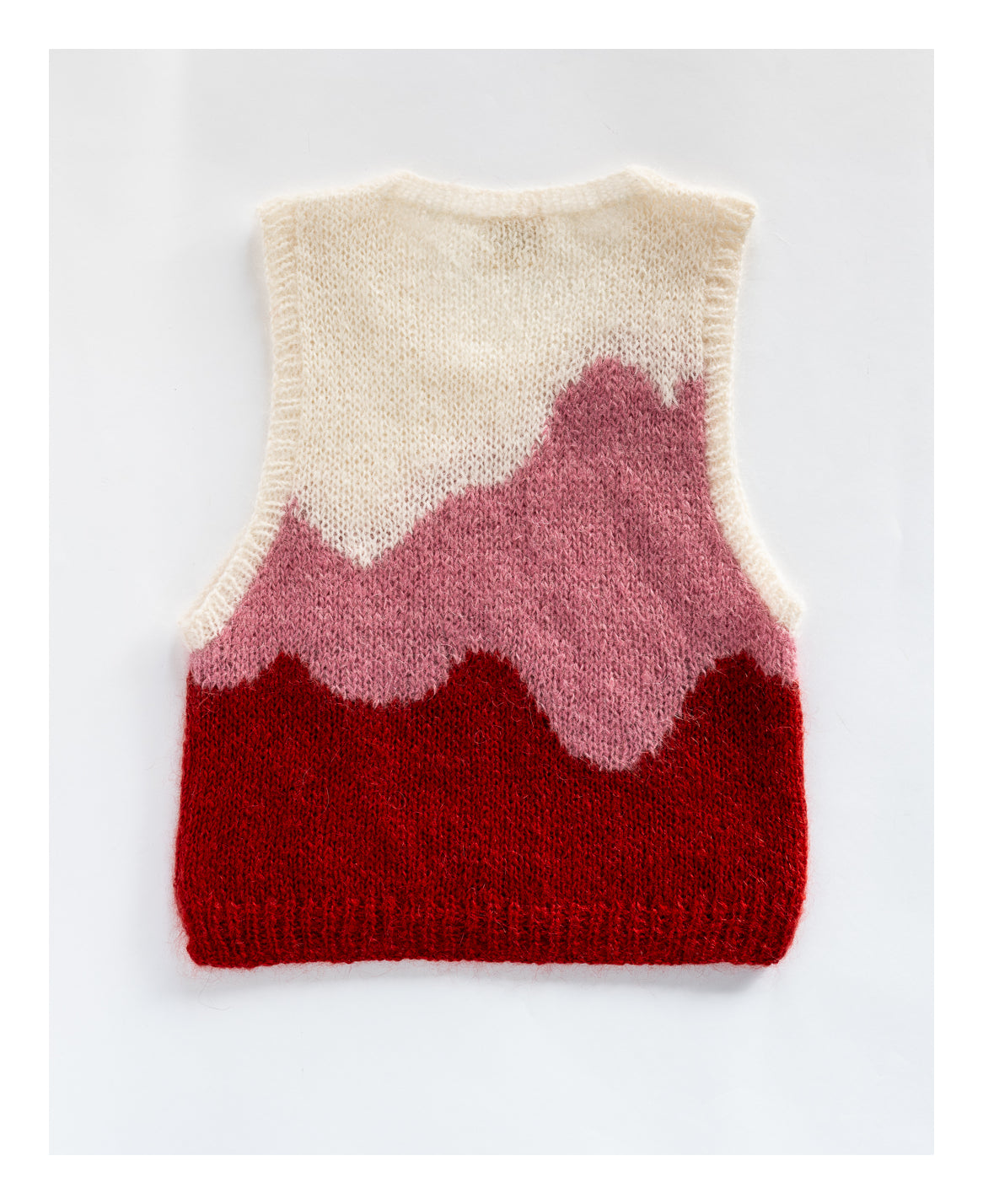 "Melted" Knit Cropped Tank
